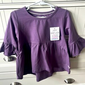 Ruffle Butts purple Bella top size 4t